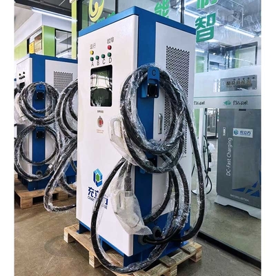 160KW एकीकृत ईवी चार्जिंग स्टेशन के साथ चार बंदूकें फास्ट चार्जिंग