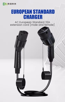 अच्छी कीमत डबल गन हेड Eu Ac Ev कार चार्जिंग केबल 16A 32A 3.5Kw 7Kw टाइप 2 ऑनलाइन