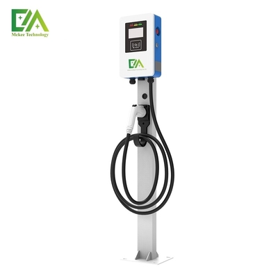 अच्छी कीमत घरेलू वाणिज्यिक नीला और सफेद 7KW/11KW/22KW एकल बंदूक एसी चार्जिंग ढेर/इलेक्ट्रिक वाहन चार्जिंग ढेर ऑनलाइन