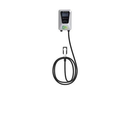 अच्छी कीमत 4.3 इंच टच स्क्रीन 7kW AC EV चार्जर 32A 220V होम गैरेज वॉलबॉक्स 4m चार्जिंग केबल IP55 ऑनलाइन