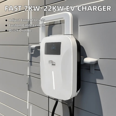7KW 11KW 22KW कार चार्जर GBT टाइप 1 टाइप 2 AC 220V 380V वॉल-माउंटेड वॉलबॉक्स इलेक्ट्रिक कार होम ईवी फास्ट चार्जर