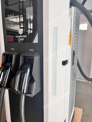 नया 60KW से 240KW EV डीसी फास्ट चार्जिंग स्टेशन फ्लोर स्टैंडिंग 7 इंच स्क्रीन डीसी इलेक्ट्रिक वाहन चार्जर चार्जिंग ढेर IP54