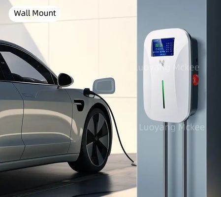 अच्छी कीमत 7KW/11KW/22KW IP65 मौसमरोधी AC EV चार्जर 4.3-इंच कलर डिस्प्ले वॉलबॉक्स चार्जिंग स्टेशन के साथ ऑनलाइन