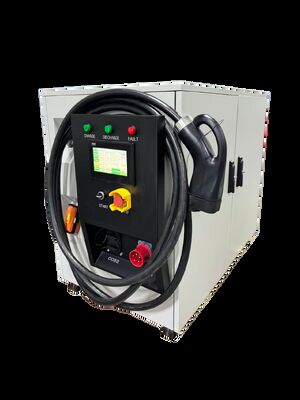 अच्छी कीमत मैक्सपावर 30kW रेटेड पावर 26kWH क्षमता IP55 सुरक्षा मोबाइल ईवी चार्जर पोर्टेबल चार्जिंग स्टेशन ऑनलाइन