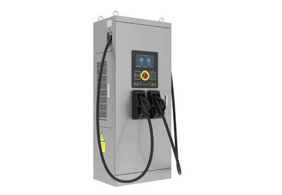 अच्छी कीमत 60kW फर्श पर खड़े वाणिज्यिक डीसी चार्जिंग ढेर, यूरोपीय संघ मानक, अमेरिकी मानक, जापानी मानक, 7-इंच उच्च चमक रंग टच स्क्रीन, ईवी कार चार्जर ऑनलाइन