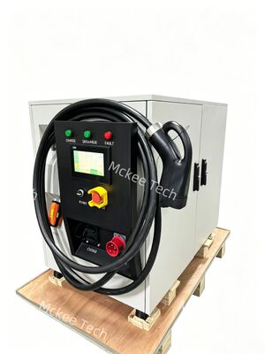 पावर 60kW मोबाइल ईवी चार्जिंग स्टेशन, 65kWh पोर्टेबल एनर्जी स्टोरेज चार्जर IP55 सुरक्षा के साथ