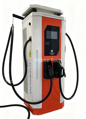 अच्छी कीमत वाणिज्यिक उपयोग के लिए IP54 मौसम प्रतिरोधी सुरक्षा के साथ 60kW डुअल गन डीसी फास्ट ईवी चार्जर ऑनलाइन