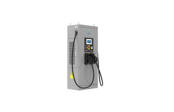 कार्ड-स्वाइपिंग यूरोपीय मानक CCS2 DC चार्जर, 7-इंच कलर टच स्क्रीन ह्यूमन-मशीन इंटरैक्शन फास्ट चार्जिंग डिवाइस