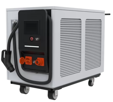 अच्छी कीमत 65kWh मोबाइल ऊर्जा भंडारण ईवी चार्जर 80kW तरल शीतलन सड़क बचाव पोर्टेबल डीसी चार्जिंग स्टेशन ऑनलाइन