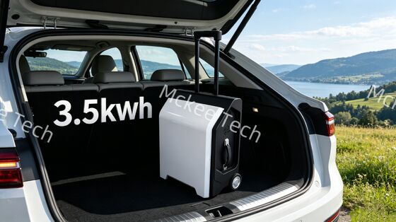 अच्छी कीमत 3500W रेटेड 3.5kWh ट्रॉली मोबाइल एनर्जी स्टोरेज पावर बैंक 7000W पीक 51.2V LFP 186-236V AC इनपुट ऑफ ग्रिड पावर स्टेशन EV आपातकालीन चार्जिंग वाणिज्यिक बेड़े उपयोग के लिए ऑनलाइन
