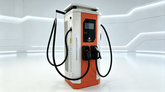 अच्छी कीमत 120kW डबल गन CCS2 CHAdeMO DC फास्ट चार्जर IP54 OCPP1.6J हाईवे स्टेशनों के लिए 10 इंच टच स्क्रीन ऑनलाइन