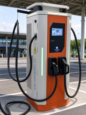 अच्छी कीमत 360kW डुअल गन डीसी फास्ट चार्जर CCS1 CCS2 CHAdeMO GB/T OCPP 1.6J 200-1000V IP54 हाईवे सर्विस ऑनलाइन