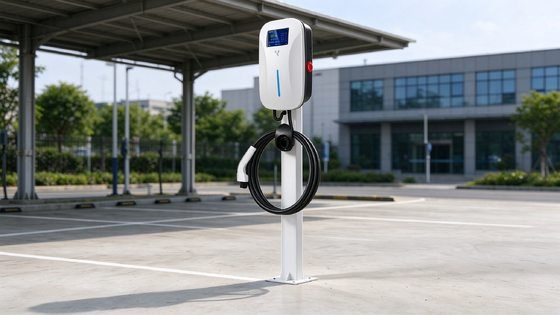 अच्छी कीमत 44kW टाइप 2 फ्लोर स्टैंडिंग AC EV चार्जर डुअल 32A पोर्ट्स OCPP 1.6J ईथरनेट फ्लीट डिपो चार्जिंग पाइल ऑनलाइन